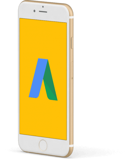 Consulta sul display dello smartphone gli annunci della tua campagna adwords